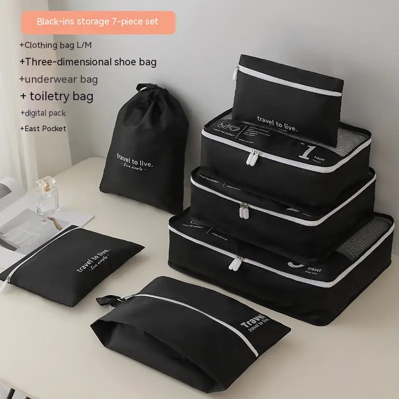Elegant Travel Storage Bag Set (7 piece) – Chic & Organized Packing
