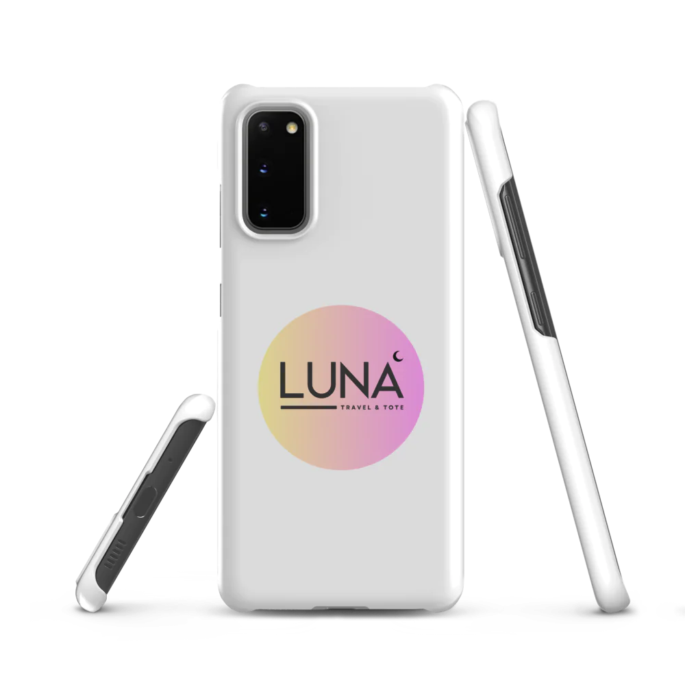 Snap Case for Samsung® S20 to S25 with Luna Travel & Tote Logo