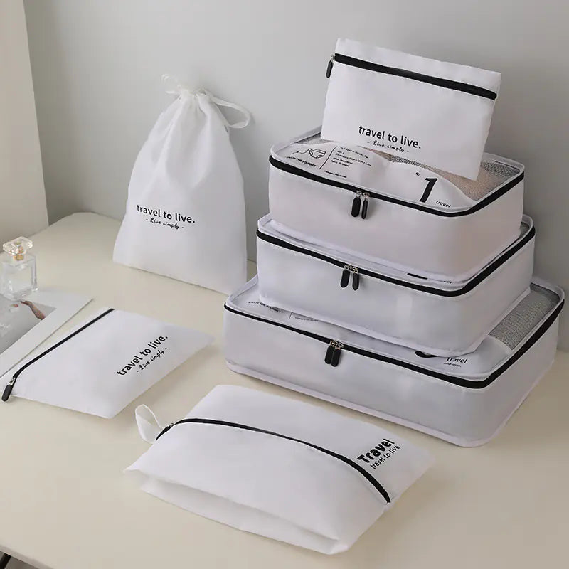 Elegant Travel Storage Bag Set (7 piece) – Chic & Organized Packing