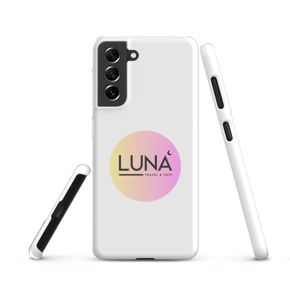 Snap Case for Samsung® S20 to S25 with Luna Travel & Tote Logo