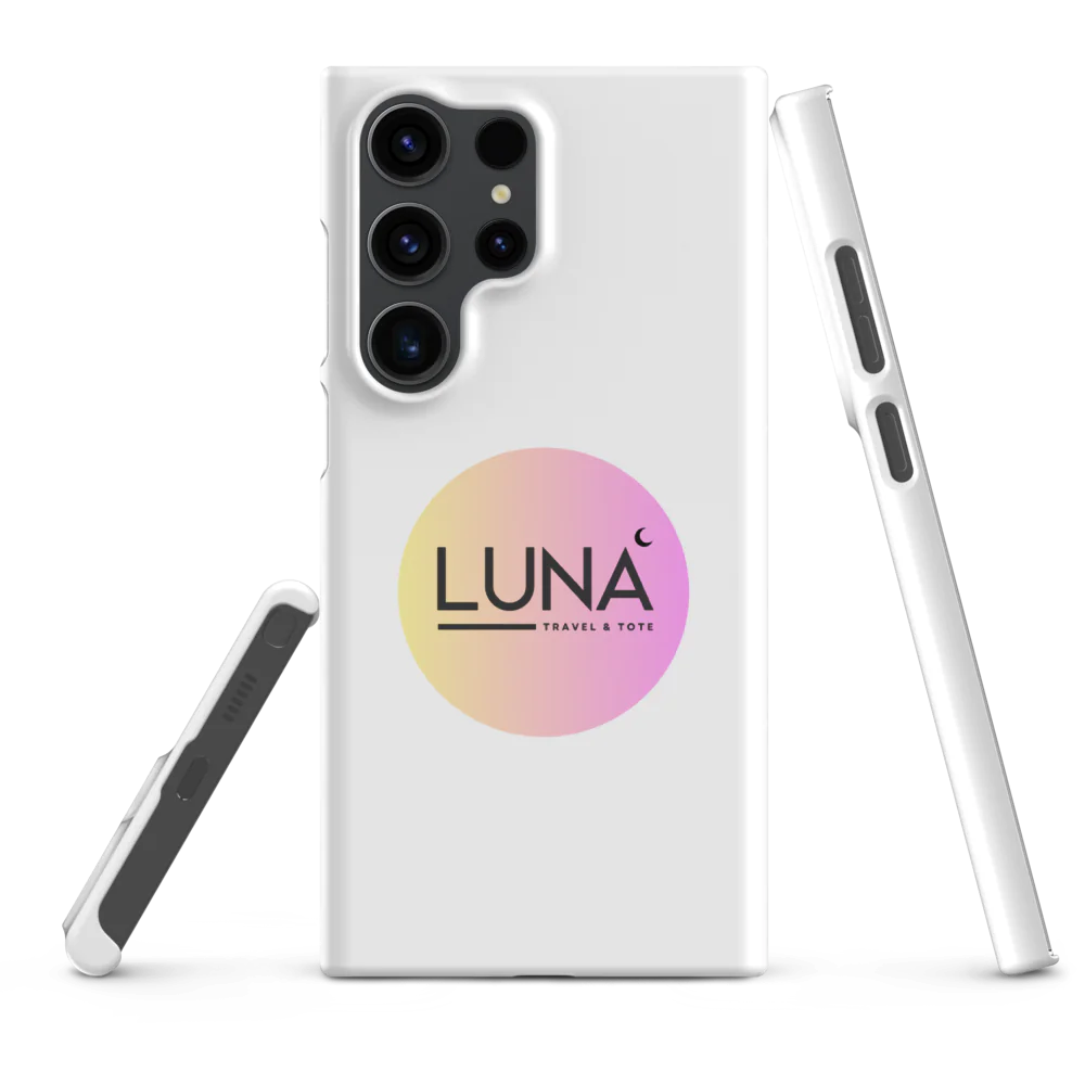 Snap Case for Samsung® S20 to S25 with Luna Travel & Tote Logo