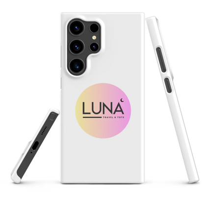 Snap Case for Samsung® S20 to S25 with Luna Travel & Tote Logo