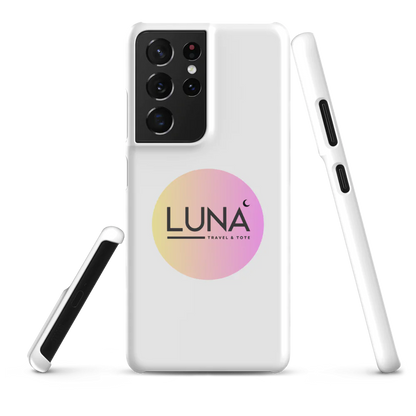 Snap Case for Samsung® S20 to S25 with Luna Travel & Tote Logo
