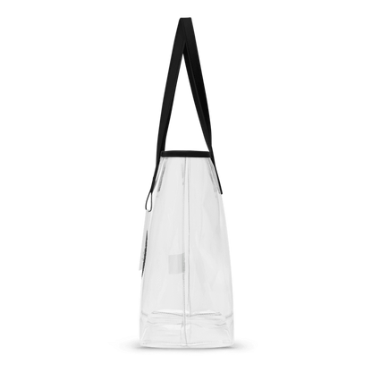 Sleek Clear Tote Bag with Luna Travel & Tote Logo