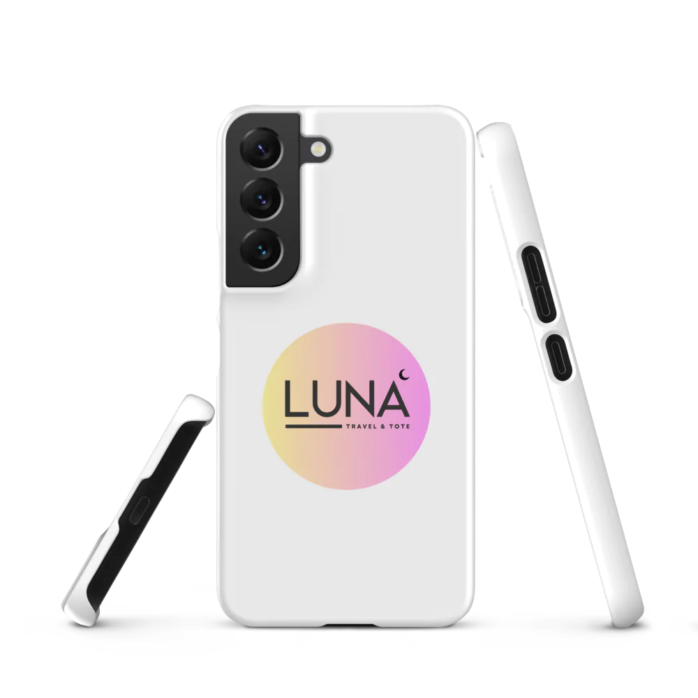 Snap Case for Samsung® S20 to S25 with Luna Travel & Tote Logo