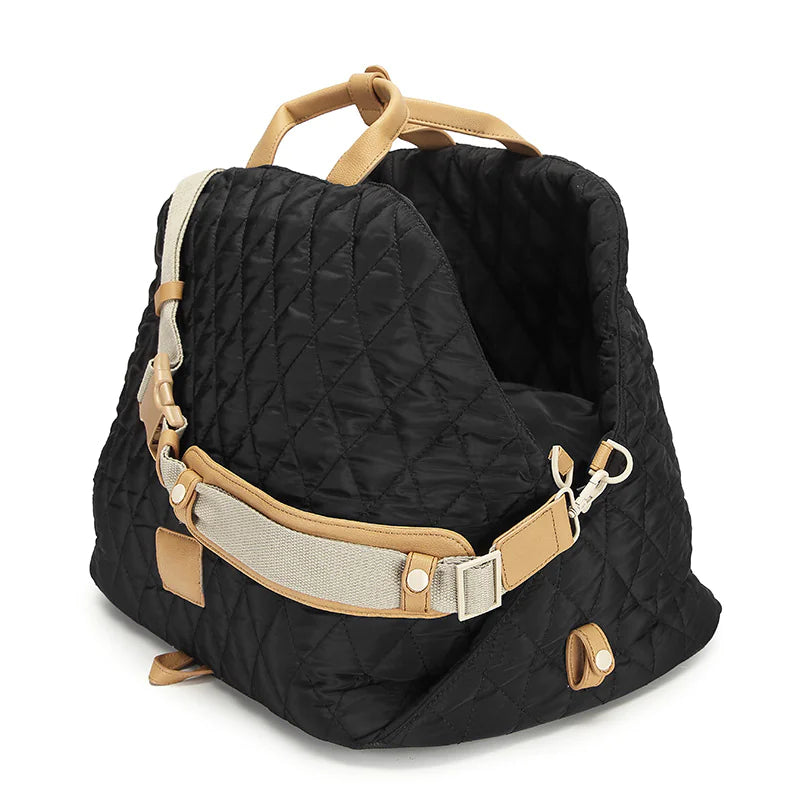 Luxury Pet Carrier 3-in-1 Bed, Bag or Pet Travel Seat