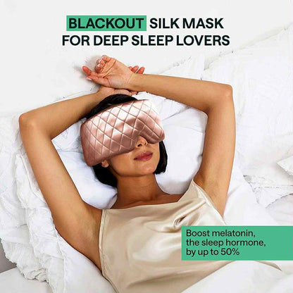 Mulberry 100% Silk Bliss Sleep Mask - Ultra Soft Luxury